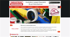 Desktop Screenshot of industrialbrushware.com.au